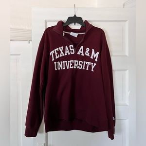Cozy Texas A&M Sweatshirt Size L